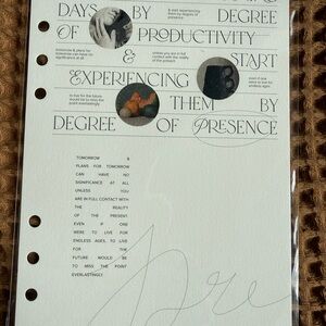 Cloth & Paper Planner Dashboard A5